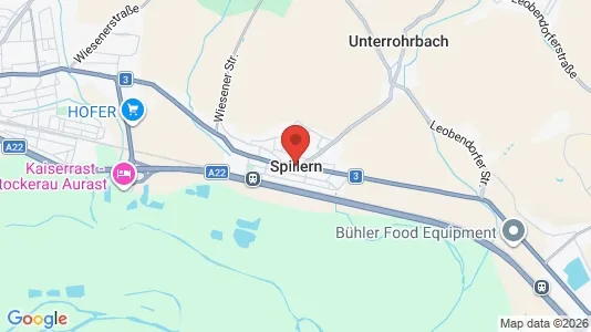 Apartments for rent i Spillern - kort over placeringen