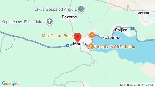 Apartments for rent i Marina - kort over placeringen