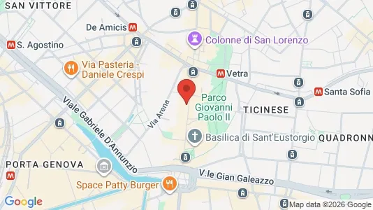 Apartments for rent i Milano Zona 1 - Centro storico - kort over placeringen