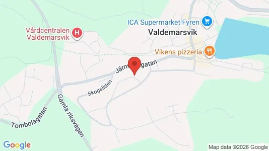 Apartments for rent i Valdemarsvik - kort over placeringen