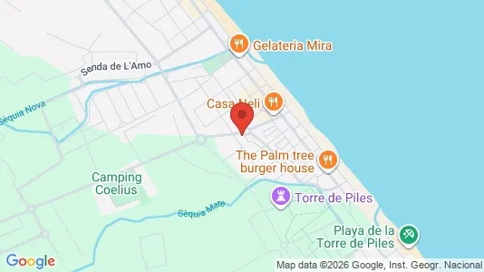 Apartments for rent i Guardamar de la Safor - kort over placeringen
