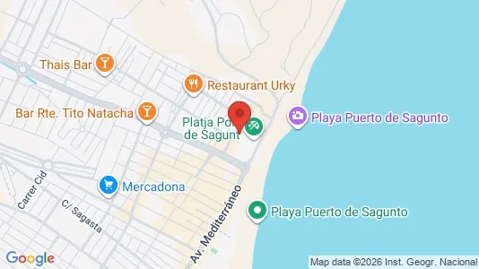 Apartments for rent i Sagunto/Sagunt - kort over placeringen