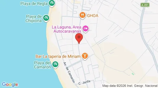 Apartments for rent i Chipiona - kort over placeringen
