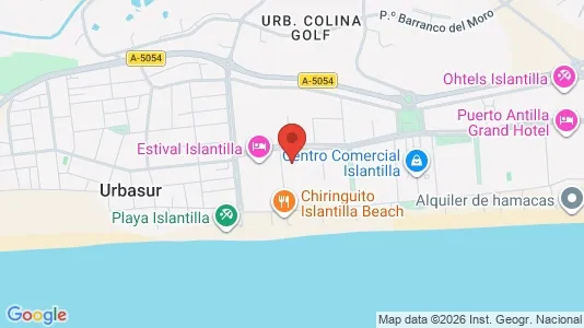 Apartments for rent i Isla Cristina - kort over placeringen