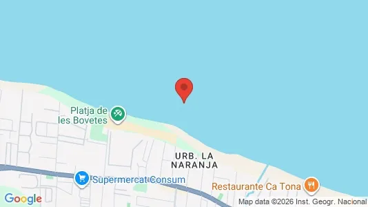 Apartments for rent i Dénia - kort over placeringen
