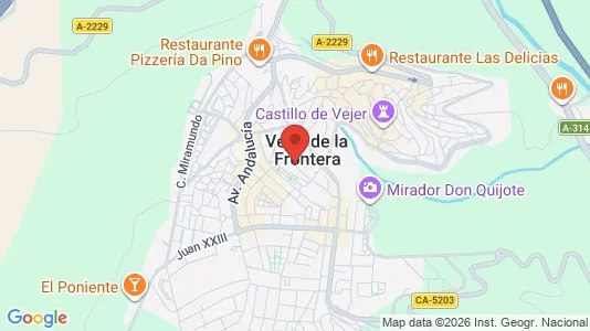 Apartments for rent i Barbate - kort over placeringen