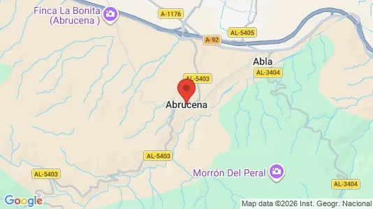 Houses for rent i Abrucena - kort over placeringen