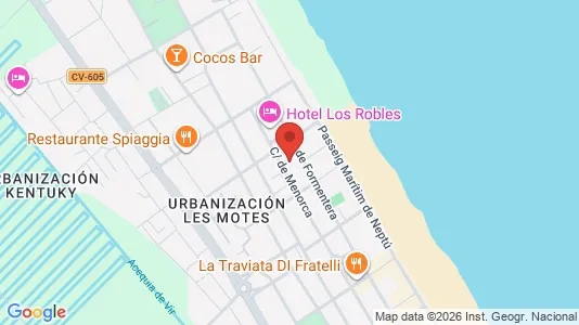 Apartments for rent i Gandia - kort over placeringen