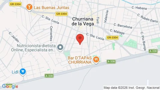 Apartments for rent i Churriana de la Vega - kort over placeringen