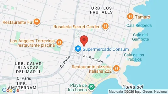 Apartments for rent i Torrevieja - kort over placeringen