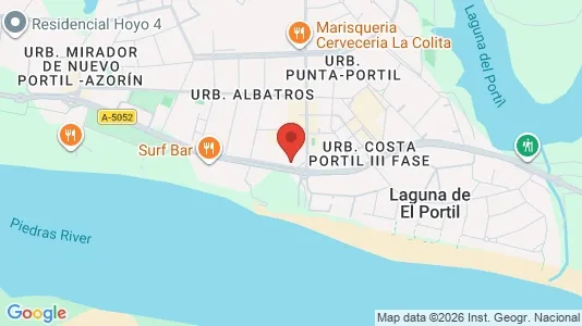 Apartments for rent i Cartaya - kort over placeringen