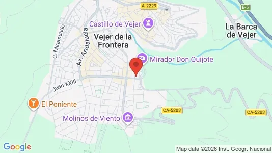 Apartments for rent i Barbate - kort over placeringen