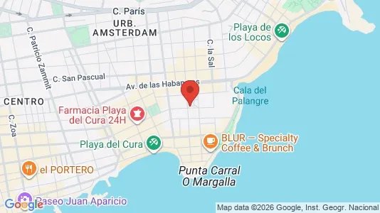 Apartments for rent i Torrevieja - kort over placeringen