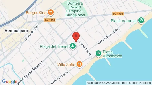Apartments for rent i Benicasim/Benicàssim - kort over placeringen
