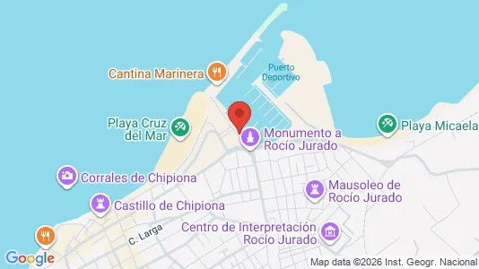 Apartments for rent i Chipiona - kort over placeringen