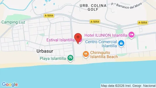 Apartments for rent i Isla Cristina - kort over placeringen