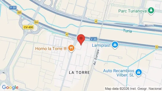 Apartments for rent i La Torre - kort over placeringen