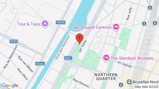 Apartments for rent i Stad Brussel - kort over placeringen