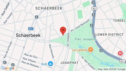 Apartments for rent i Brussels Schaarbeek - kort over placeringen