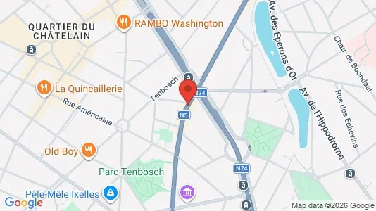 Apartments for rent i Stad Brussel - kort over placeringen