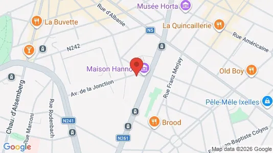 Apartments for rent i Brussels Sint-Gillis - kort over placeringen
