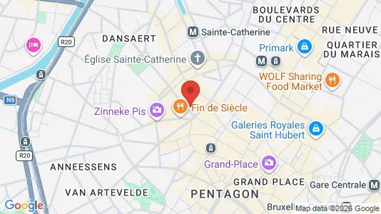 Apartments for rent i Stad Brussel - kort over placeringen