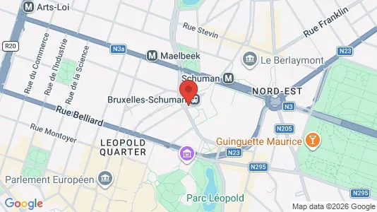Apartments for rent i Brussels Etterbeek - kort over placeringen