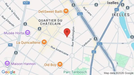 Apartments for rent i Brussels Elsene - kort over placeringen