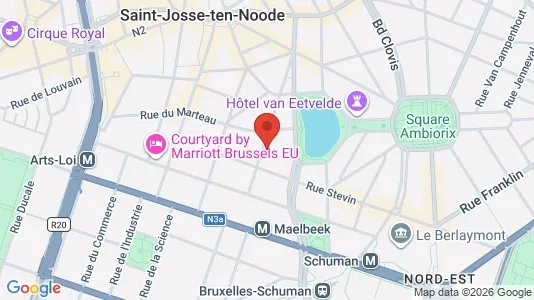 Apartments for rent i Stad Brussel - kort over placeringen