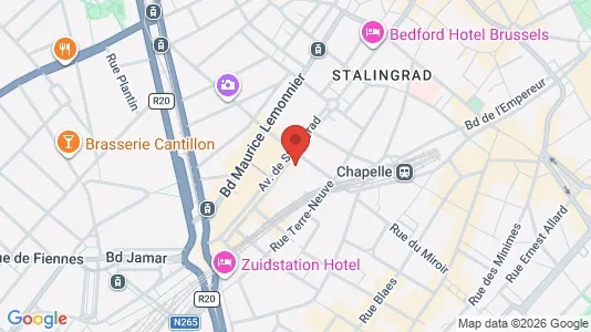 Apartments for rent i Stad Brussel - kort over placeringen