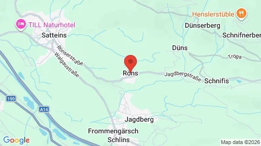 Houses for rent i Röns - kort over placeringen