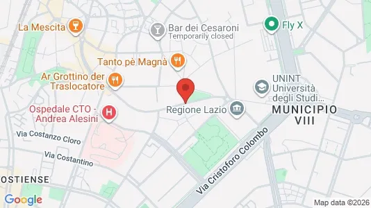 Apartments for rent i Roma Municipio VIII – Appia Antica - kort over placeringen