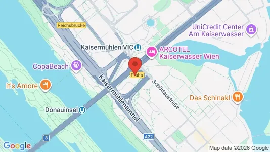 Apartments for rent i Vienna Donaustadt - kort over placeringen