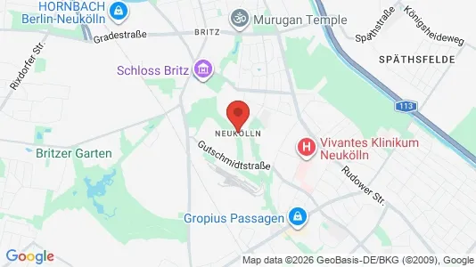 Apartments for rent i Berlin Neukölln - kort over placeringen