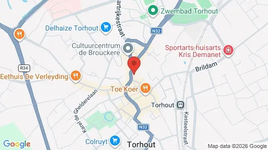 Apartments for rent in Torhout - Photo from Google Street View