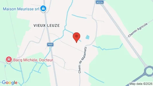 Apartments for rent i Leuze-en-Hainaut - kort over placeringen