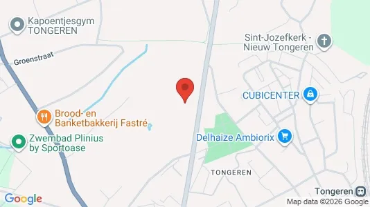 Apartments for rent i Tongeren - kort over placeringen