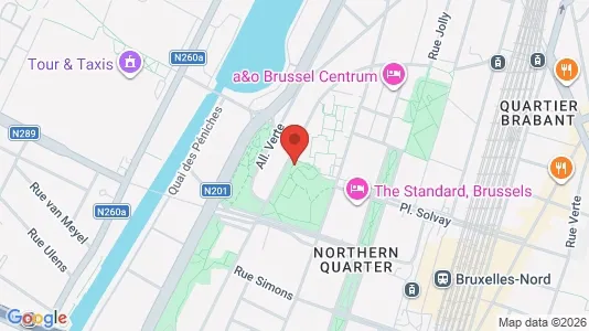 Apartments for rent i Stad Brussel - kort over placeringen