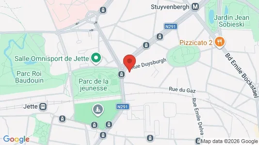 Apartments for rent i Brussels Jette - kort over placeringen