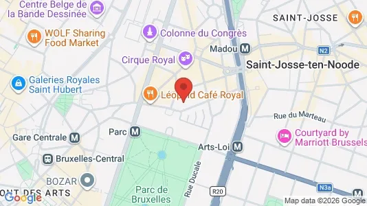 Apartments for rent i Stad Brussel - kort over placeringen