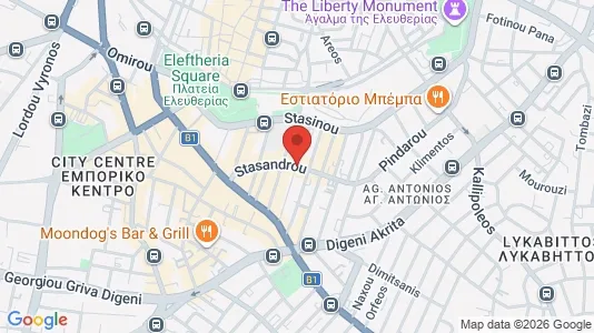 Apartments for rent i Nicosia Lefkosia - kort over placeringen