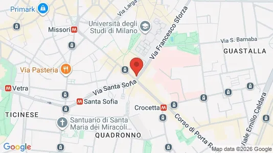 Apartments for rent i Milano Zona 1 - Centro storico - kort over placeringen
