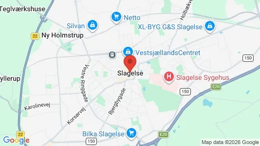 Apartments for rent i Slagelse - kort over placeringen