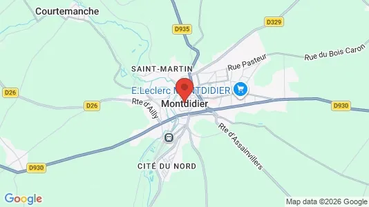 Apartments for rent in Montdidier - Photo from Google Street View