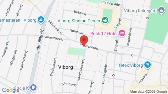 Apartments for rent i Viborg - kort over placeringen