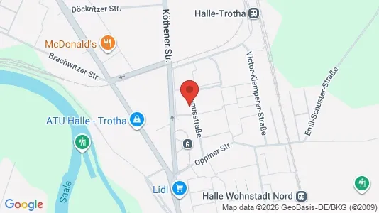 Apartments for rent in Halle (Saale) - Photo from Google Street View