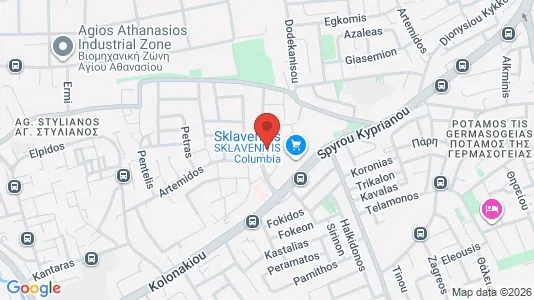 Apartments for rent i Agios Athanasios - kort over placeringen