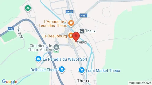 Apartments for rent i Theux - kort over placeringen