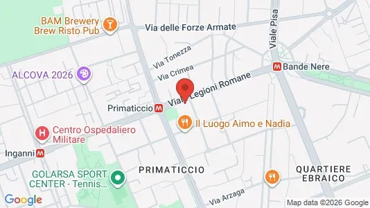 Rooms for rent i Milano Zona 6 - Barona, Lorenteggio - kort over placeringen