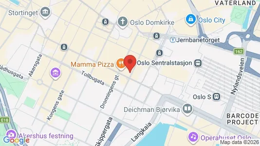 Apartments for rent i Oslo Sentrum - kort over placeringen